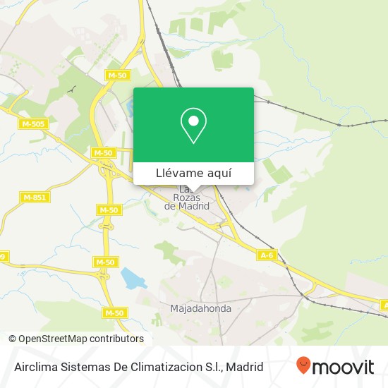 Mapa Airclima Sistemas De Climatizacion S.l.