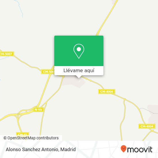 Mapa Alonso Sanchez Antonio