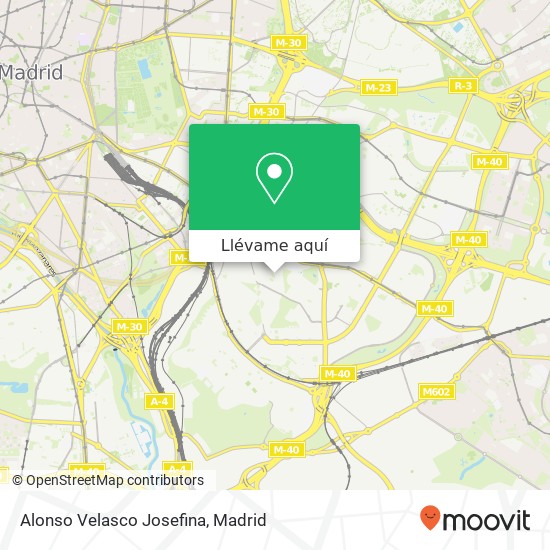 Mapa Alonso Velasco Josefina