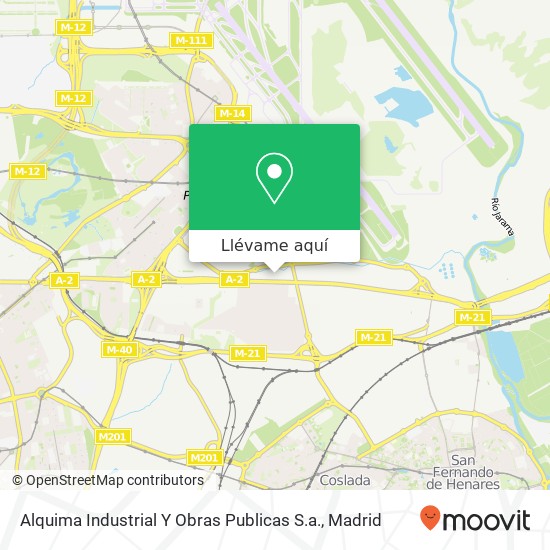 Mapa Alquima Industrial Y Obras Publicas S.a.