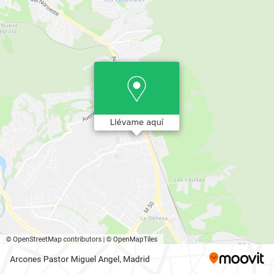 Mapa Arcones Pastor Miguel Angel