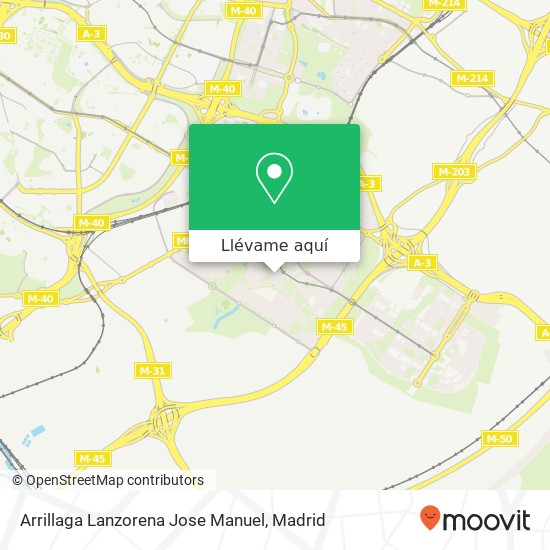 Mapa Arrillaga Lanzorena Jose Manuel