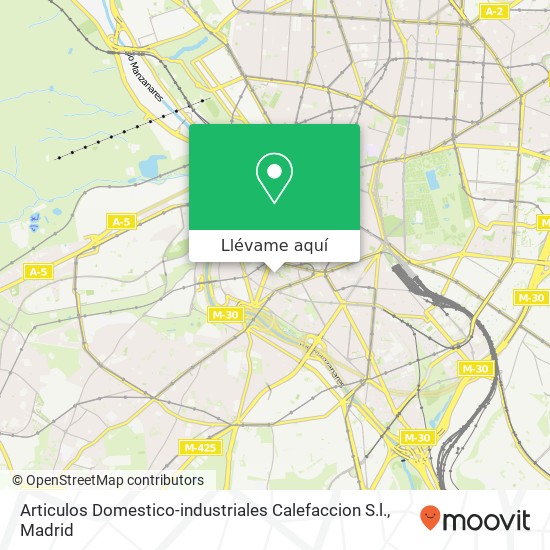 Mapa Articulos Domestico-industriales Calefaccion S.l.