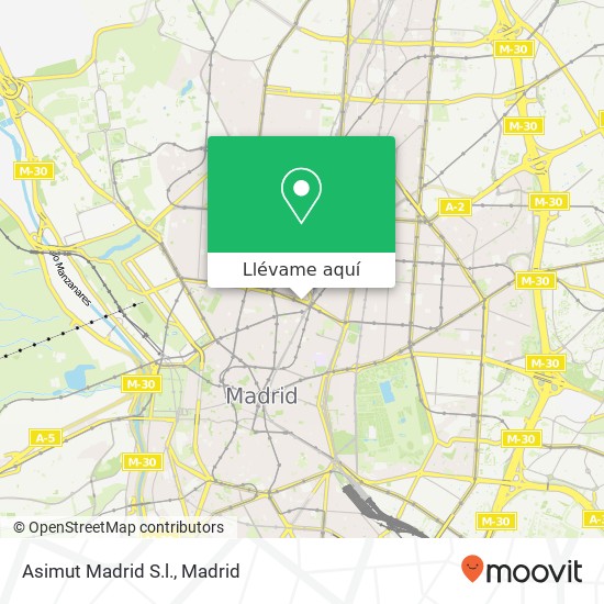 Mapa Asimut Madrid S.l.