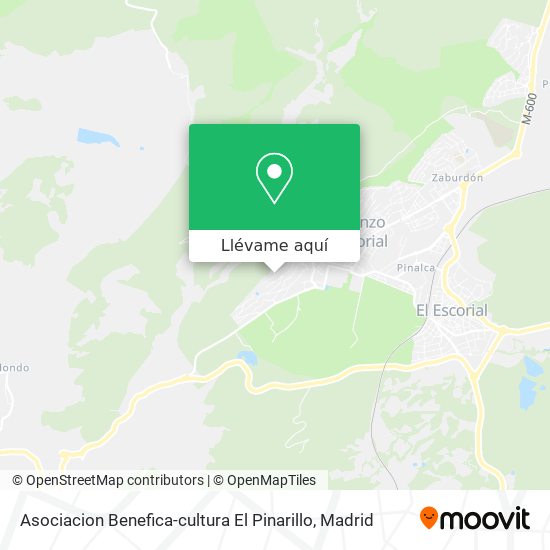 Mapa Asociacion Benefica-cultura El Pinarillo