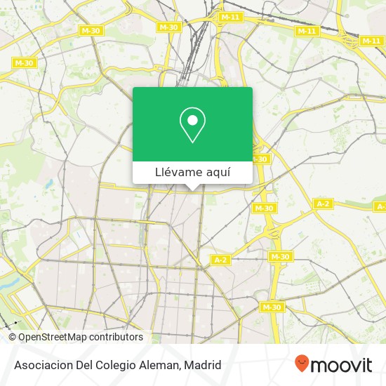 Mapa Asociacion Del Colegio Aleman