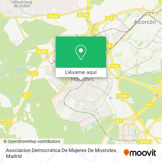 Mapa Asociacion Democratica De Mujeres De Mostoles