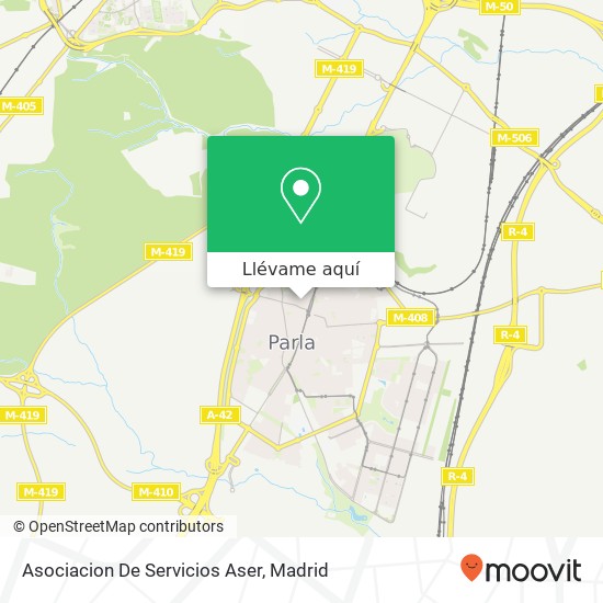 Mapa Asociacion De Servicios Aser