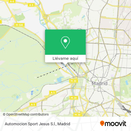 Mapa Automocion Sport Jesus S.l.