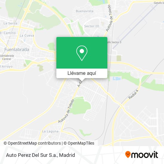 Mapa Auto Perez Del Sur S.a.