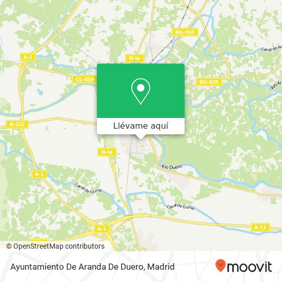Mapa Ayuntamiento De Aranda De Duero