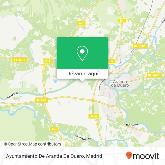 Mapa Ayuntamiento De Aranda De Duero