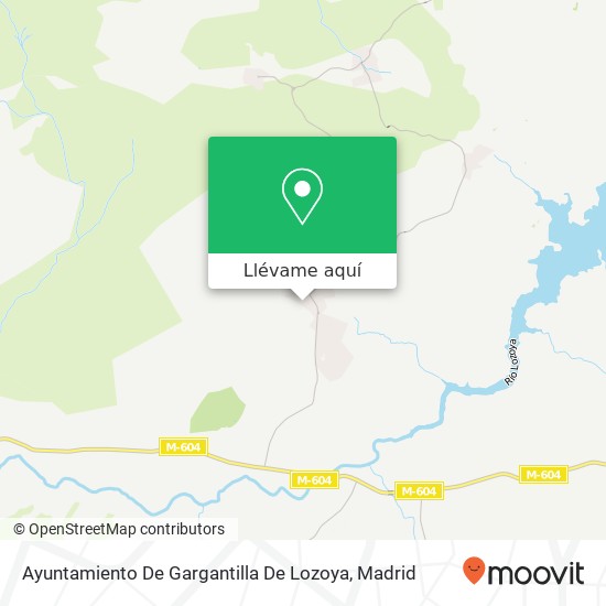 Mapa Ayuntamiento De Gargantilla De Lozoya