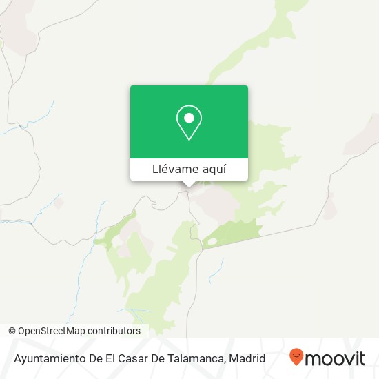 Mapa Ayuntamiento De El Casar De Talamanca