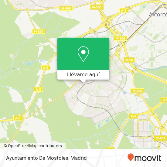 Mapa Ayuntamiento De Mostoles