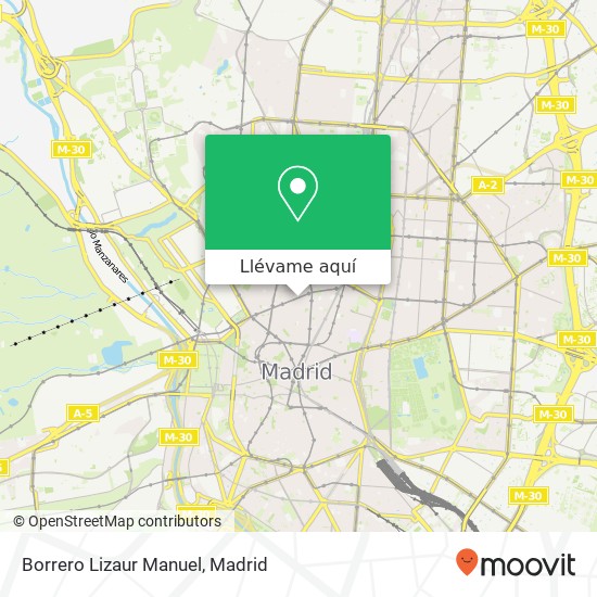 Mapa Borrero Lizaur Manuel