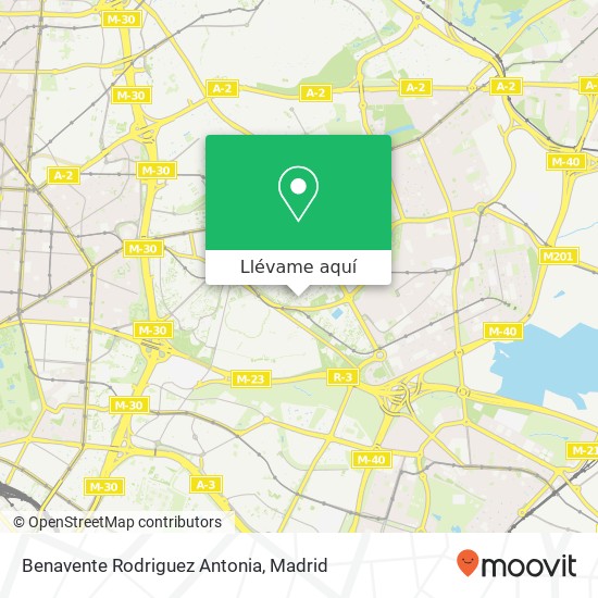 Mapa Benavente Rodriguez Antonia