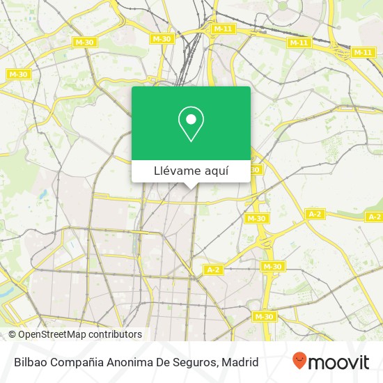 Mapa Bilbao Compañia Anonima De Seguros