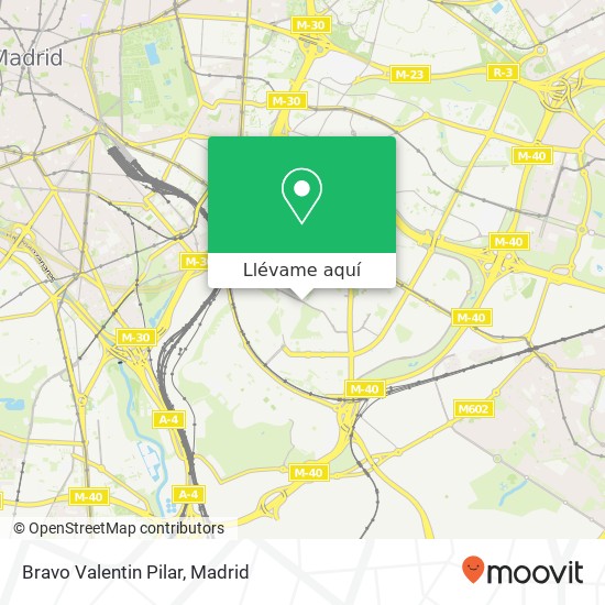 Mapa Bravo Valentin Pilar