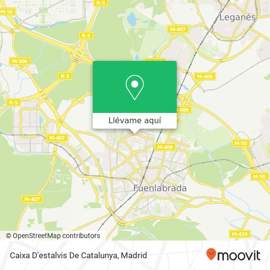 Mapa Caixa D'estalvis De Catalunya