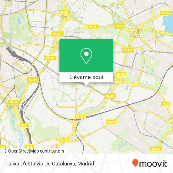 Mapa Caixa D'estalvis De Catalunya