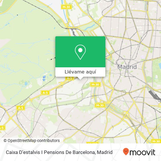 Mapa Caixa D'estalvis I Pensions De Barcelona