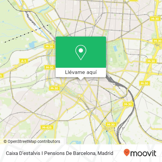 Mapa Caixa D'estalvis I Pensions De Barcelona