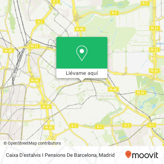 Mapa Caixa D'estalvis I Pensions De Barcelona