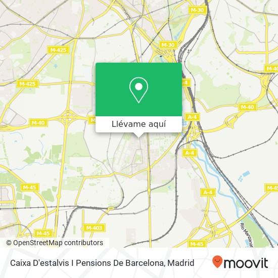 Mapa Caixa D'estalvis I Pensions De Barcelona