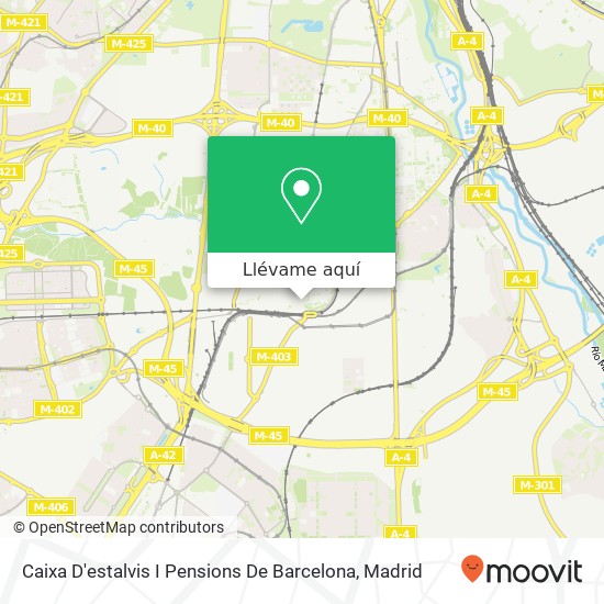 Mapa Caixa D'estalvis I Pensions De Barcelona