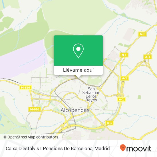 Mapa Caixa D'estalvis I Pensions De Barcelona
