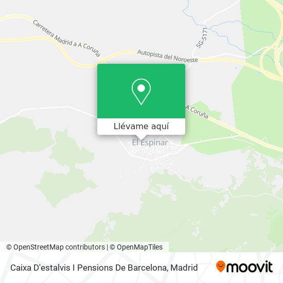 Mapa Caixa D'estalvis I Pensions De Barcelona