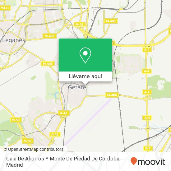 Mapa Caja De Ahorros Y Monte De Piedad De Cordoba