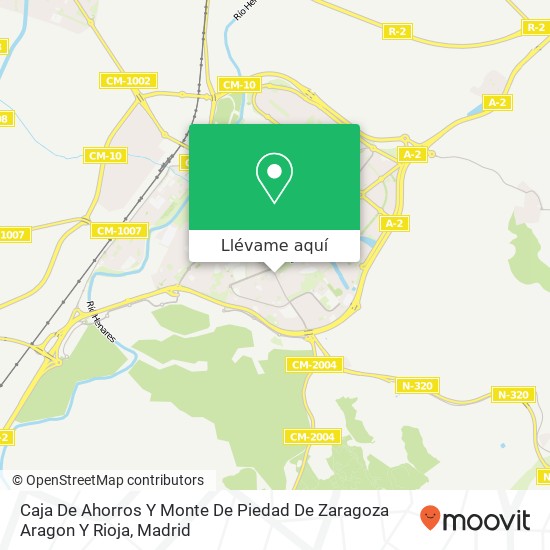 Mapa Caja De Ahorros Y Monte De Piedad De Zaragoza Aragon Y Rioja