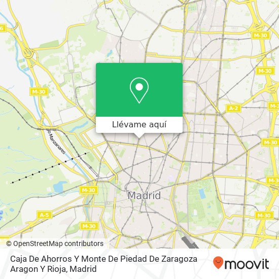 Mapa Caja De Ahorros Y Monte De Piedad De Zaragoza Aragon Y Rioja