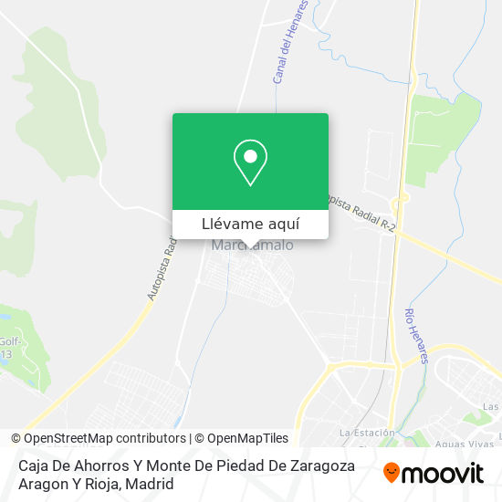 Mapa Caja De Ahorros Y Monte De Piedad De Zaragoza Aragon Y Rioja