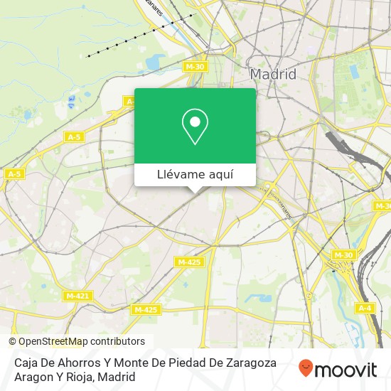 Mapa Caja De Ahorros Y Monte De Piedad De Zaragoza Aragon Y Rioja