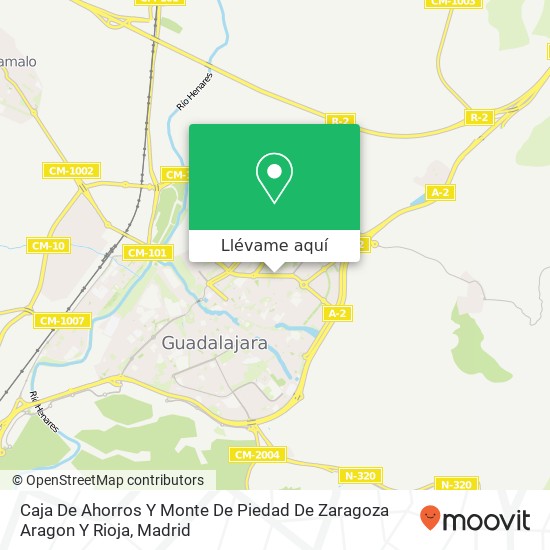 Mapa Caja De Ahorros Y Monte De Piedad De Zaragoza Aragon Y Rioja