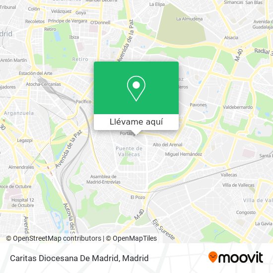 Mapa Caritas Diocesana De Madrid