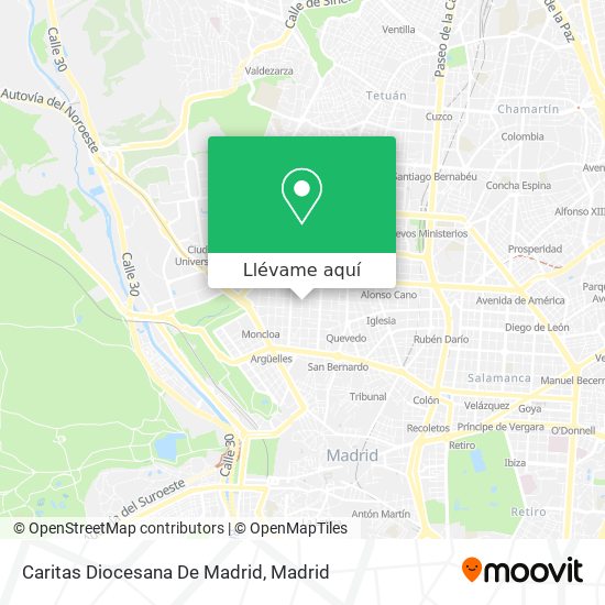 Mapa Caritas Diocesana De Madrid