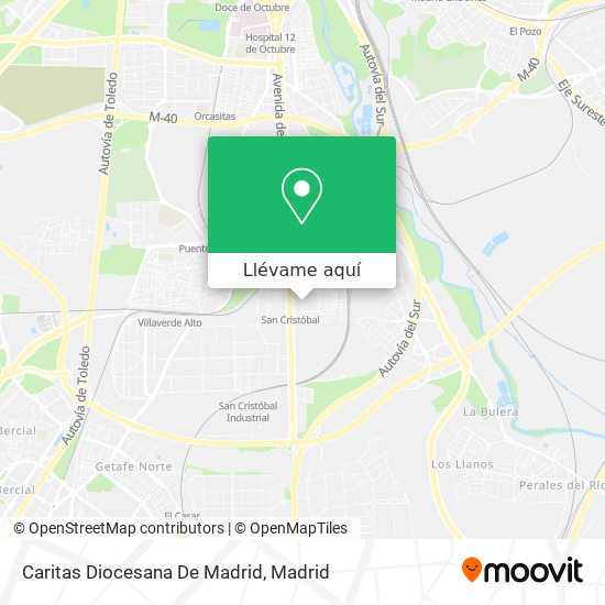 Mapa Caritas Diocesana De Madrid