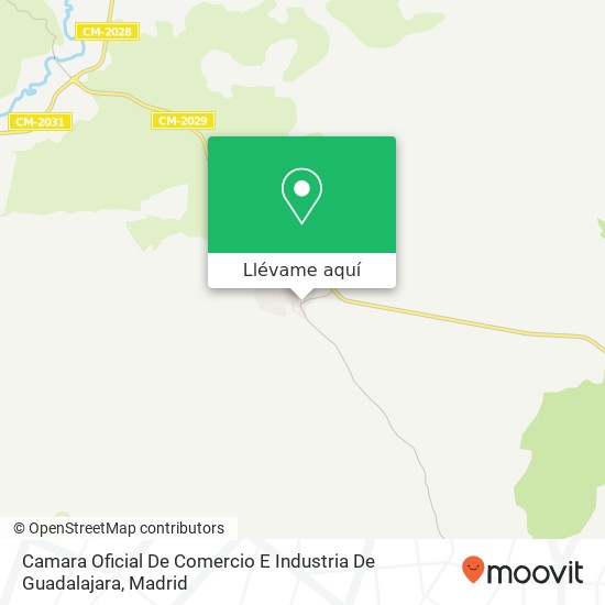 Mapa Camara Oficial De Comercio E Industria De Guadalajara