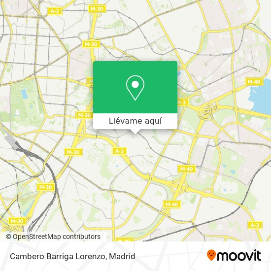 Mapa Cambero Barriga Lorenzo