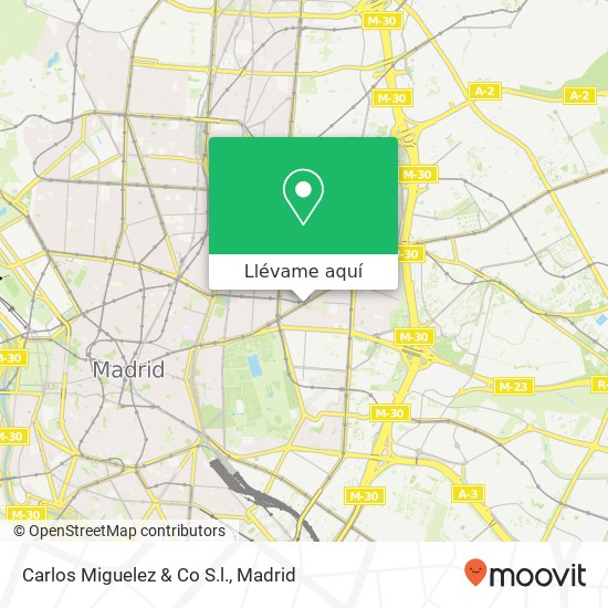 Mapa Carlos Miguelez & Co S.l.