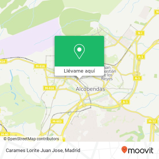 Mapa Carames Lorite Juan Jose