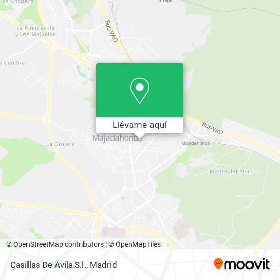 Mapa Casillas De Avila S.l.