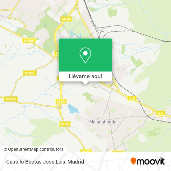 Mapa Castillo Buetas Jose Luis