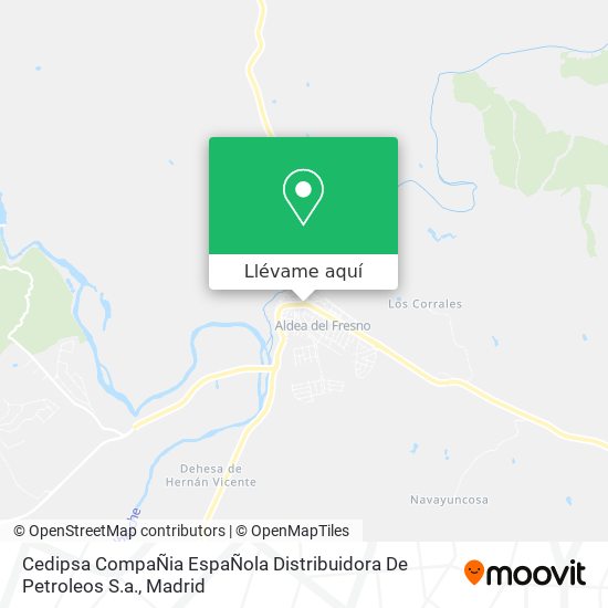 Mapa Cedipsa CompaÑia EspaÑola Distribuidora De Petroleos S.a.