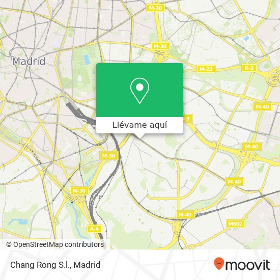 Mapa Chang Rong S.l.