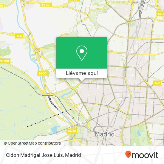 Mapa Cidon Madrigal Jose Luis